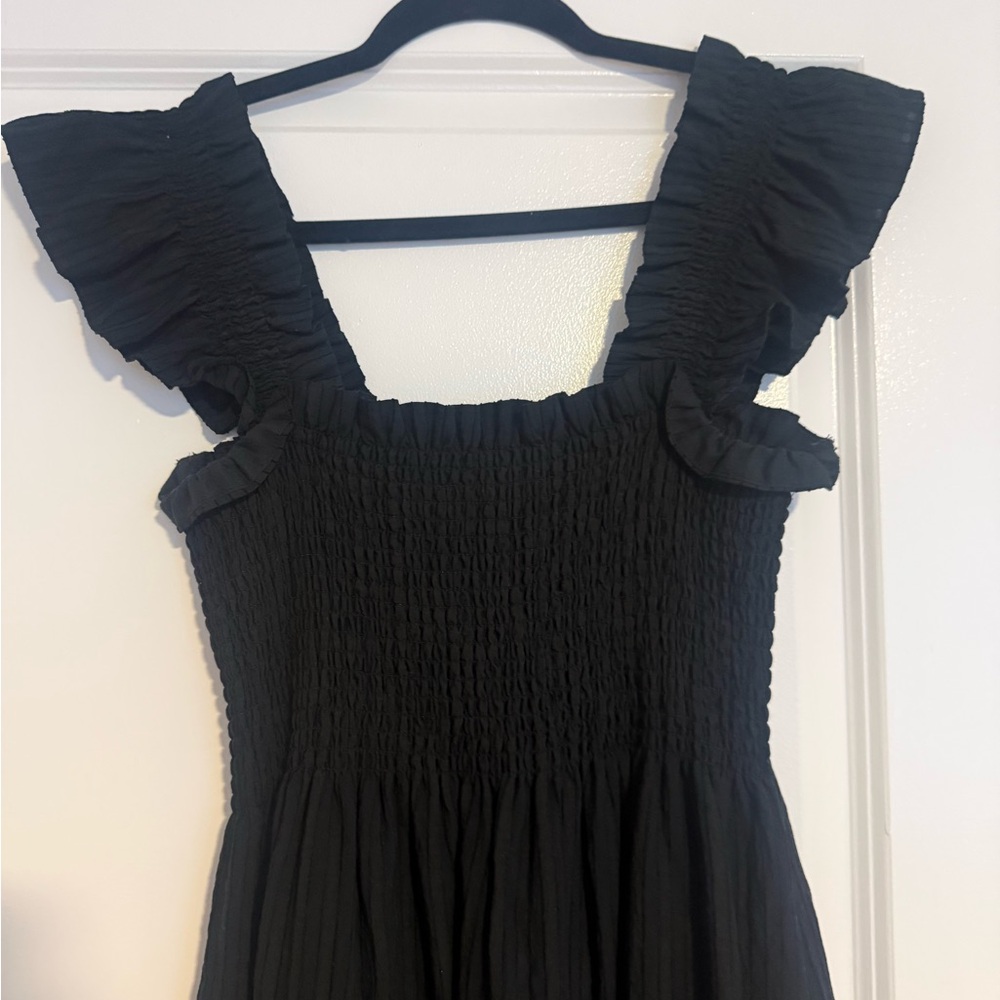 Hill House The Ellie Maxi Nap Dress - Black - Picture 4 of 8